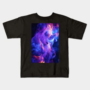 Mystic Purple - Flames of Enchantment Kids T-Shirt